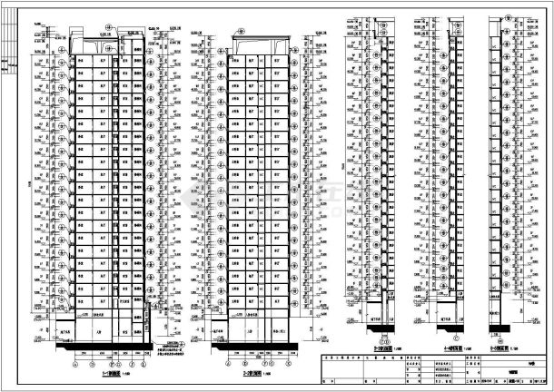 某地20层剪力墙结构住宅楼建筑专业施工图设计-图一