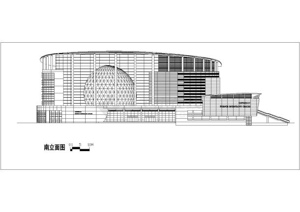 东莞市科学技术馆建筑方案设计图纸-图一