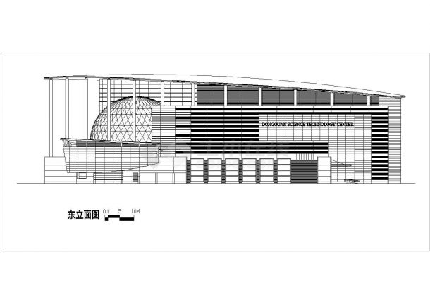 东莞市科学技术馆建筑方案设计图纸-图二