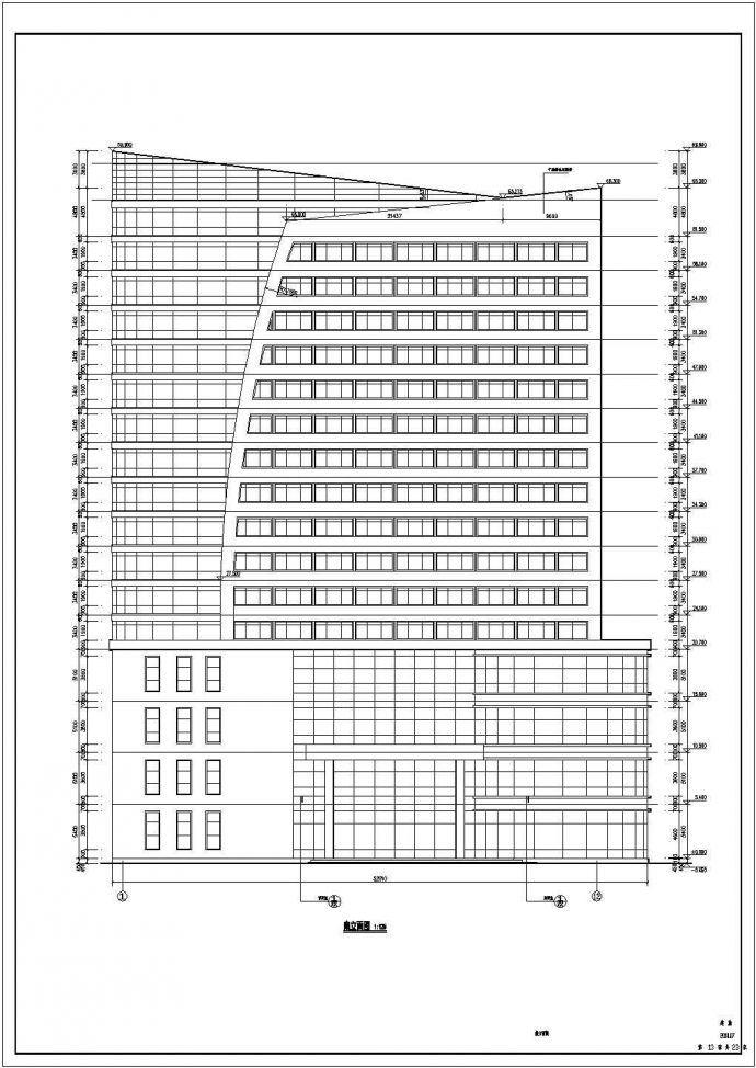 济宁市某16层酒店建筑设计施工图_图1