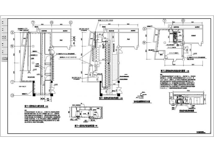 某高层建筑变电所加柴油发电机系统和平面布置（4张）_图1