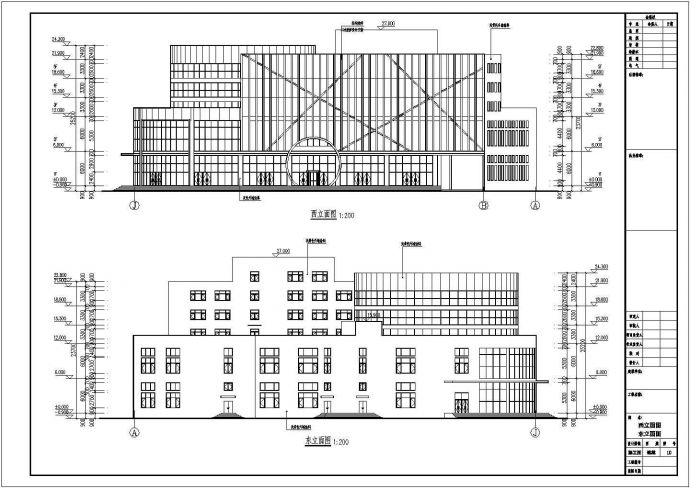 某地五层框架结构菜市场建筑施工图_图1