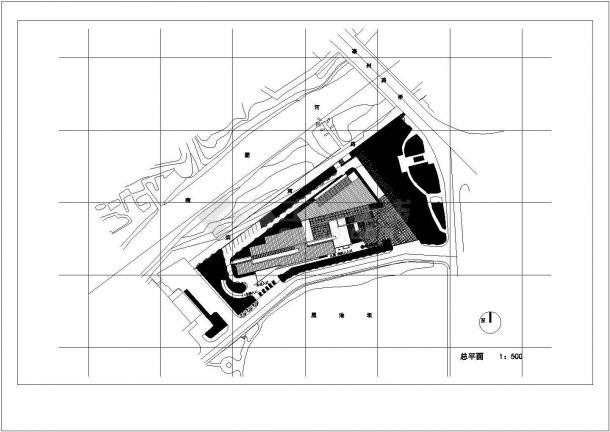 合肥市某新图书馆建筑方案设计图纸-图二