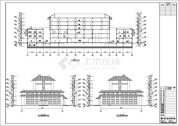 某地区6层行政综合办公楼建筑设计方案-图二