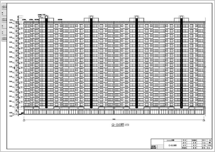 某小区18层住宅建筑设计全套施工图纸_图1