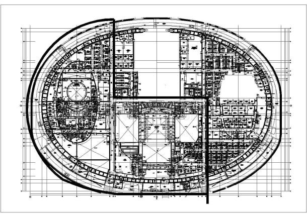 某地区大型剧院建筑设计总规划方案图-图一