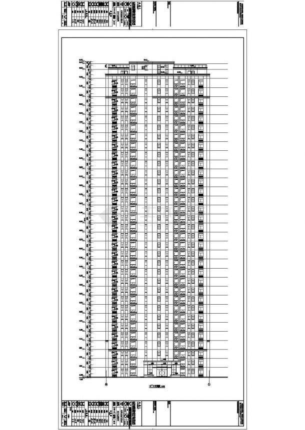 南京某小区高层住宅建筑设计施工图-图二