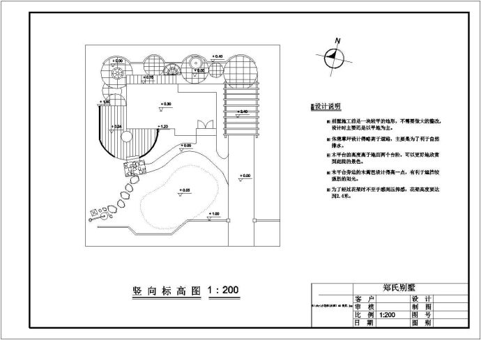 某小区的别墅景观绿化施工全套图纸_图1