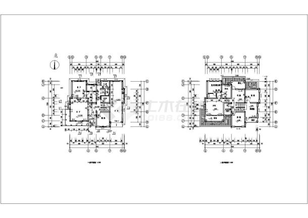 40套各种户型别墅建筑方案设计图-图二