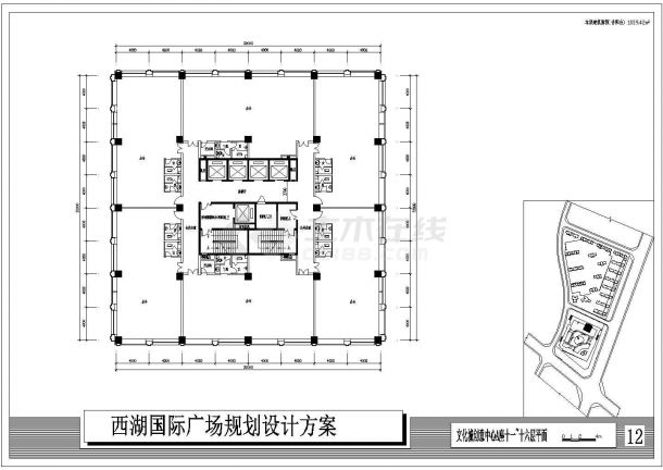 某地25层综合体建筑方案设计图纸-图二