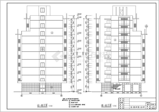 某地区九层商业住宅楼建筑设计方案-图二