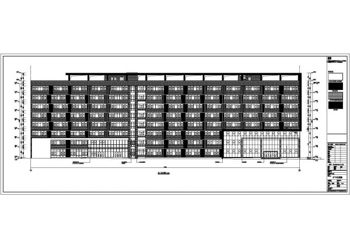 某地区八层综合办公楼建筑设计施工图_图1