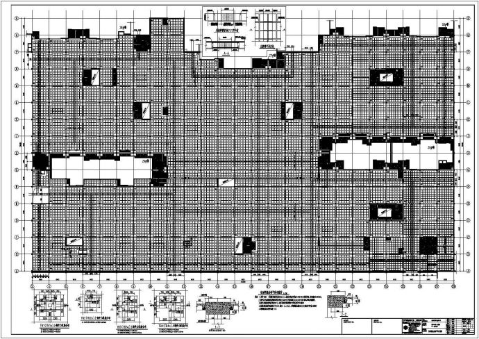 市区超市地下停车场模壳结构图_图1