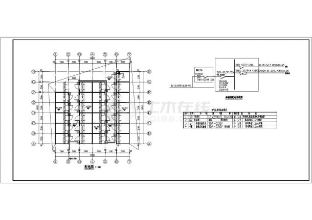 某小区单层杂物房临时建筑施工图纸-图一