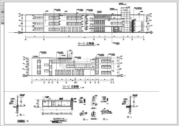某中心幼儿园新建校区建筑设计施工图-图二