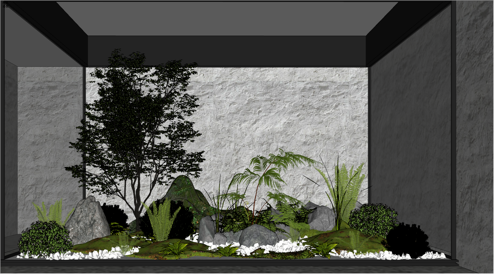 山西太原 现代风格阳台绿化装修效果图 – 设计本装修效果图