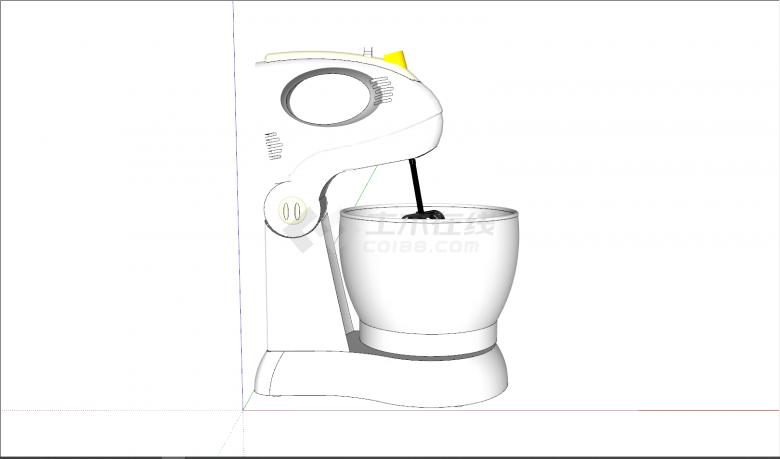 电子搅拌器厨房电器su模型-图二
