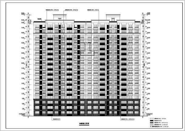 某小区18层剪力墙结构住宅建筑方案图-图一