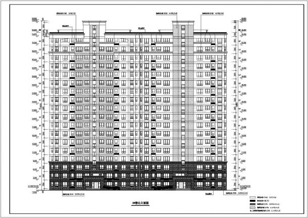 某小区18层剪力墙结构住宅建筑方案图-图二