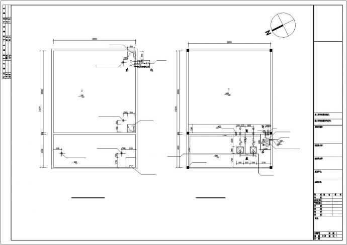 工厂消防水池和泵房设计CAD布置图_图1