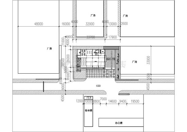 安徽省威尔达研发楼6层框架结构建筑施工图-图二