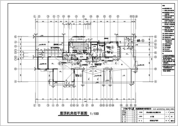 天津某开发项目高层框架剪力墙结构住宅楼建筑施工图-图二