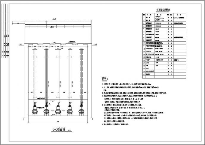 【衡南】污水处理厂预处理工艺图纸_图1