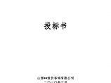 山西某煤矿建设工程项目审计单位评选完整投标书图片1