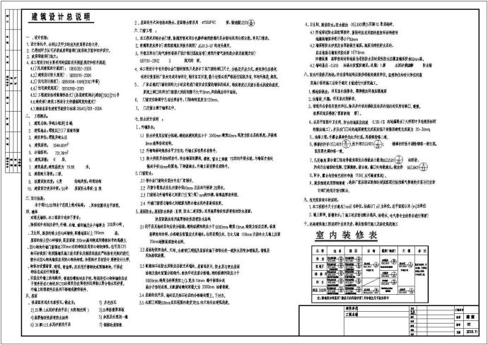 某地6层砖混结构公租房建筑施工图_图1