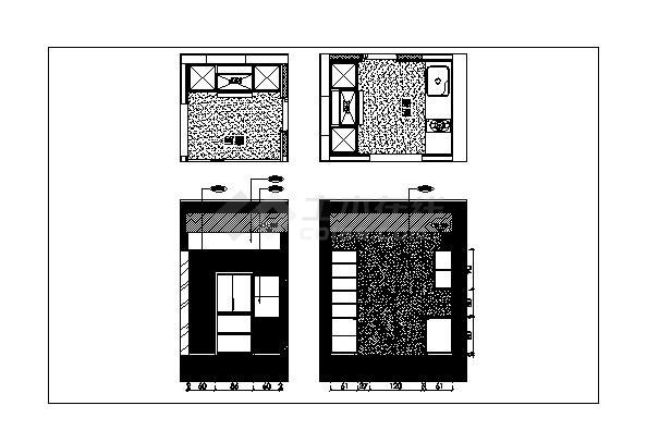 某住宅房CAD立面设计图-图一