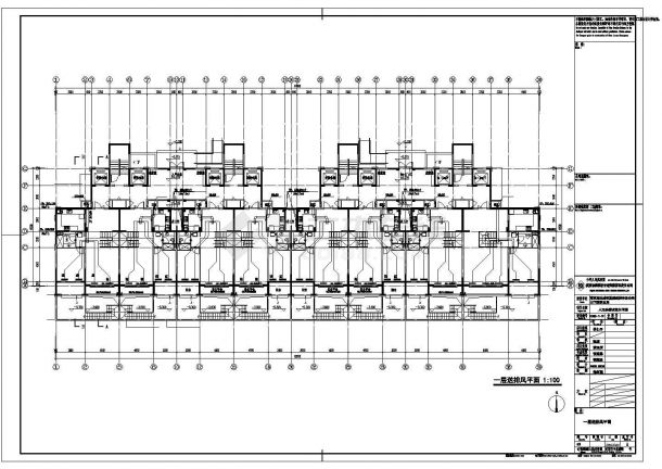 某二十六层住宅毛细管地源热泵暖通空调施工图（32张）-图二