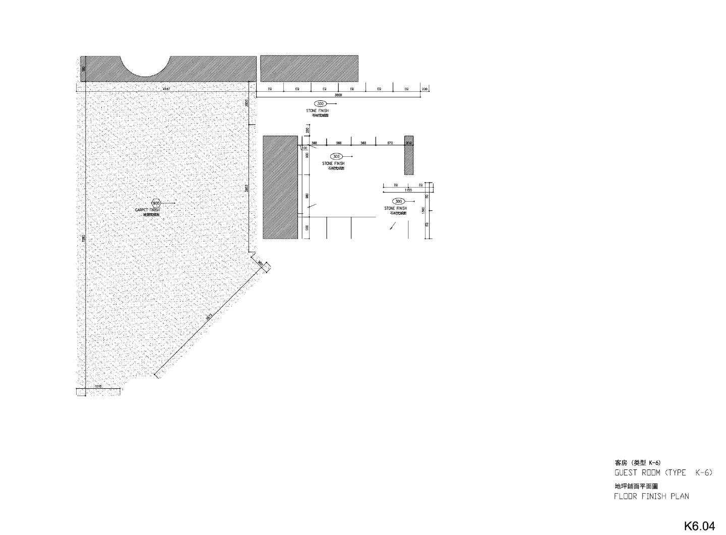 酒店K-6.04地坪鋪面平面CAD图.dwg