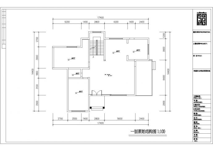 某小区欧式风格三层别墅设计图_图1