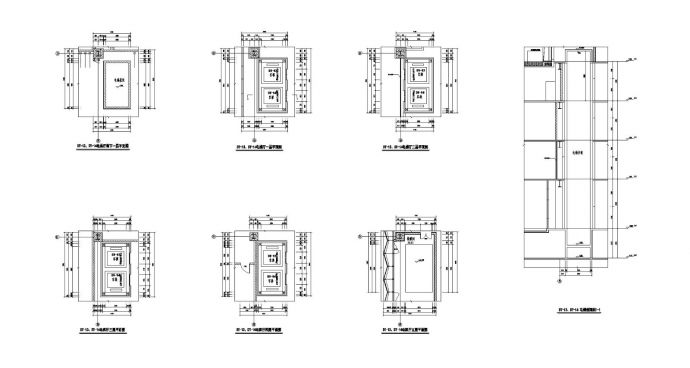 电梯CAD建筑施工修建图纸_图1