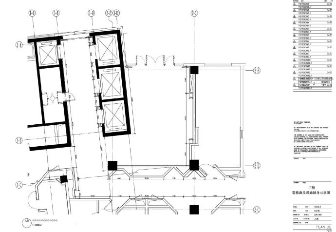 某某建筑電梯廳及過廳地飾圖CAD图 _图1
