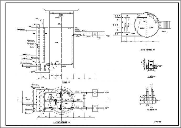 分建式取水泵房细节示意图_图1
