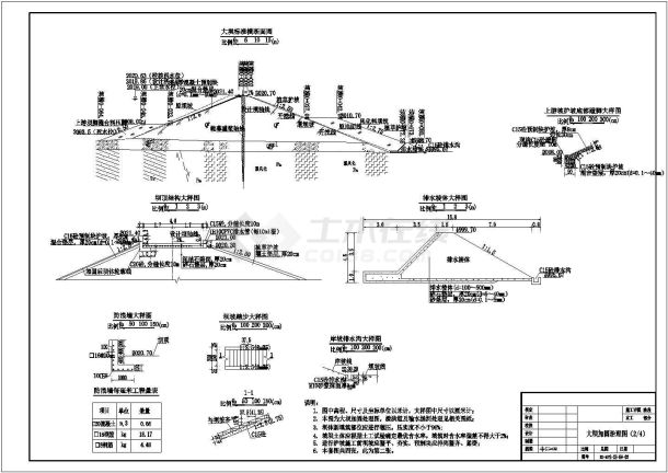 【云南】某大坝加固技施设计施工图纸-图二