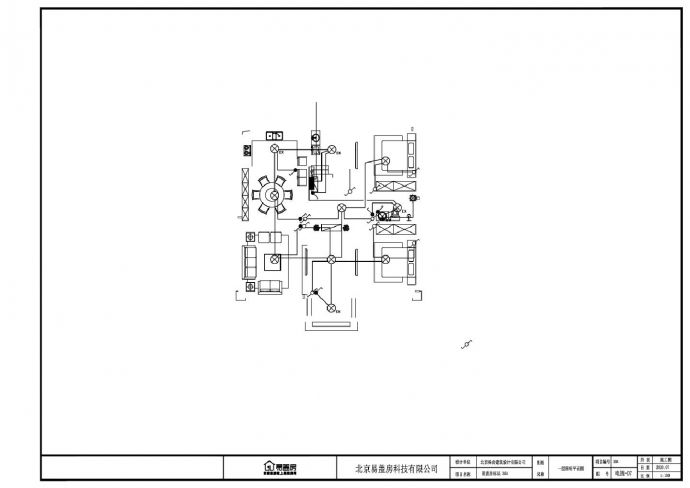 某某建筑水电配电箱系统图平面图CAD图_图1