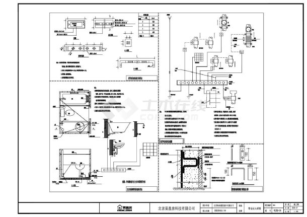 某某建筑水电配电箱系统图平面图CAD图-图二