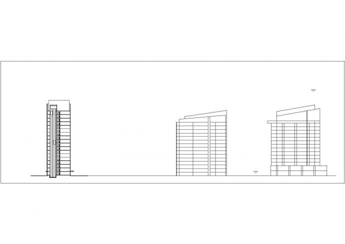 南方某经典高层住宅建筑CAD图_图1