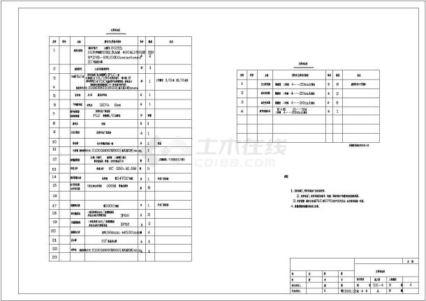 某市政气站建筑群工程电气施工图-图二