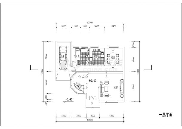 漂亮实用型五套小别墅设计方案图纸-图二