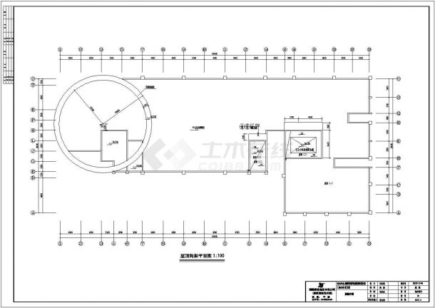 一栋15层商住楼建筑CAD布置图-图二