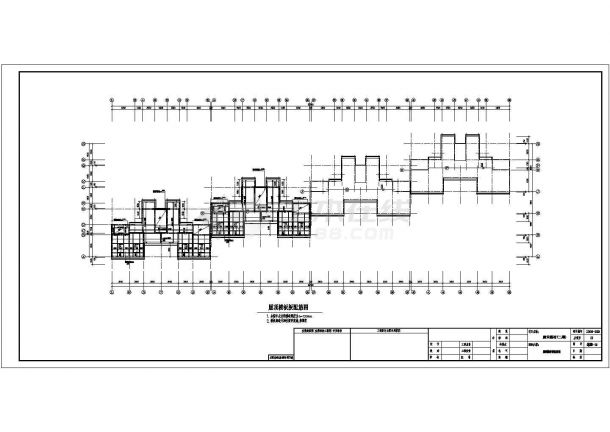 某六层砌体结构住宅施工CAD布置图-图二