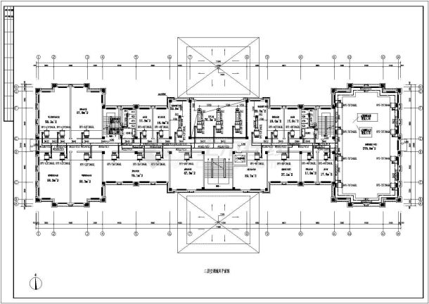 某5层教学楼多联机空调系统设计施工图-图二