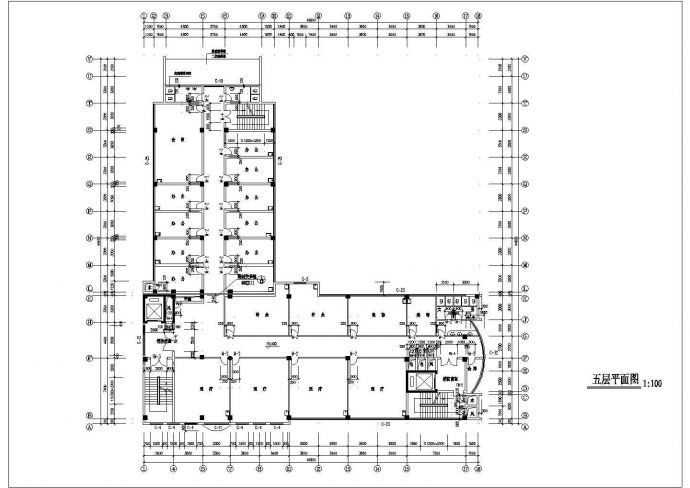 一套高层医院建筑设计方案图纸_图1