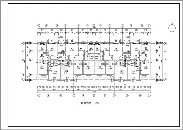某小区住宅楼砌体结构建筑设计施工图纸-图二