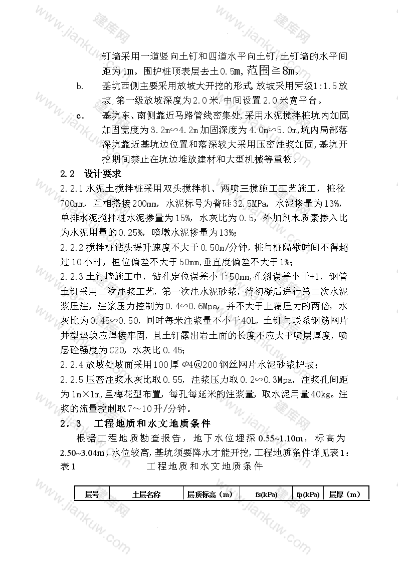 上海长江国际商贸中心住宅楼围护工程施工方案-图二
