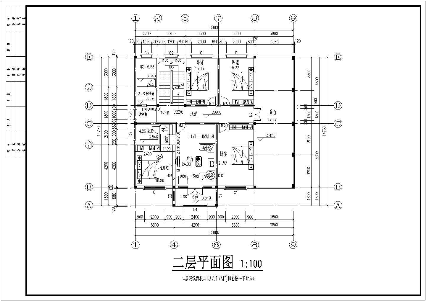 【湖南】某二层乡村雅居建筑施工图