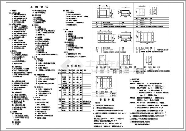 江苏某小区经典高层住宅楼建筑施工图-图二